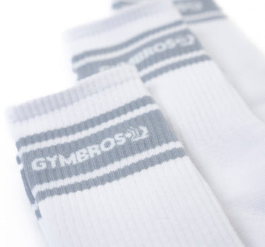 GB Tall Player Socks 3-Pack (Grey/White)