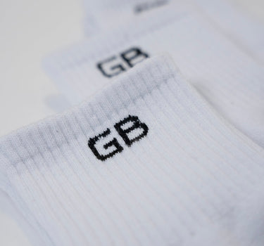 GB Short Base Socks 3-Pack (White)