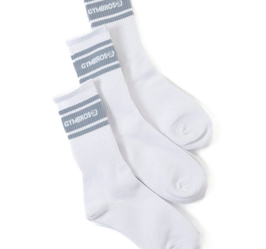GB Tall Player Socks 3-Pack (Grey/White)